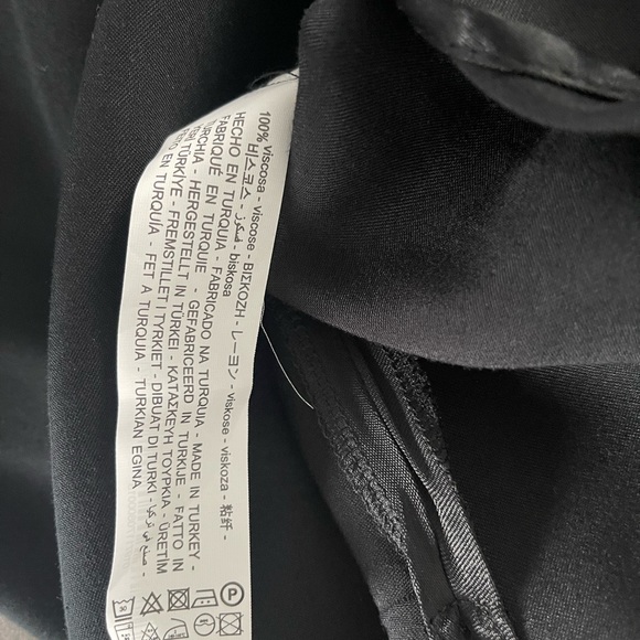 Zara Gold Button Satin Effect Oversized Blouse XS - Picture 4 of 4